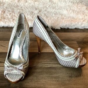 🛍BOGO Open Toe Poke-a-dot Platform Heels